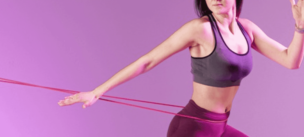 Exercise Band Superset Workout