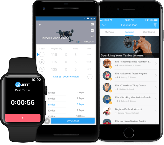 Get Jefit Jefit 1 Gym / Home workout app