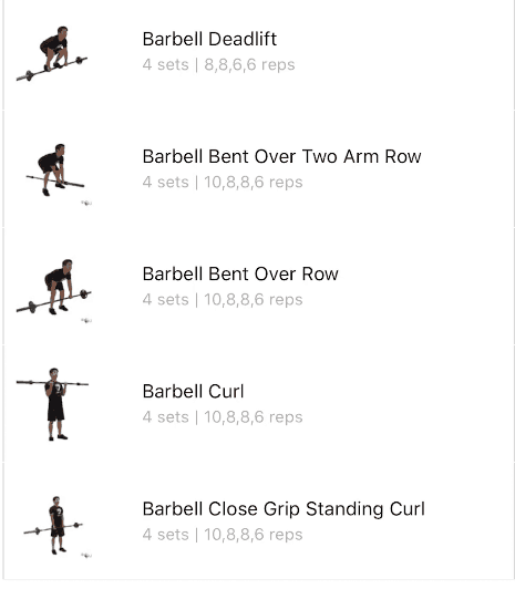 barbell pull movements